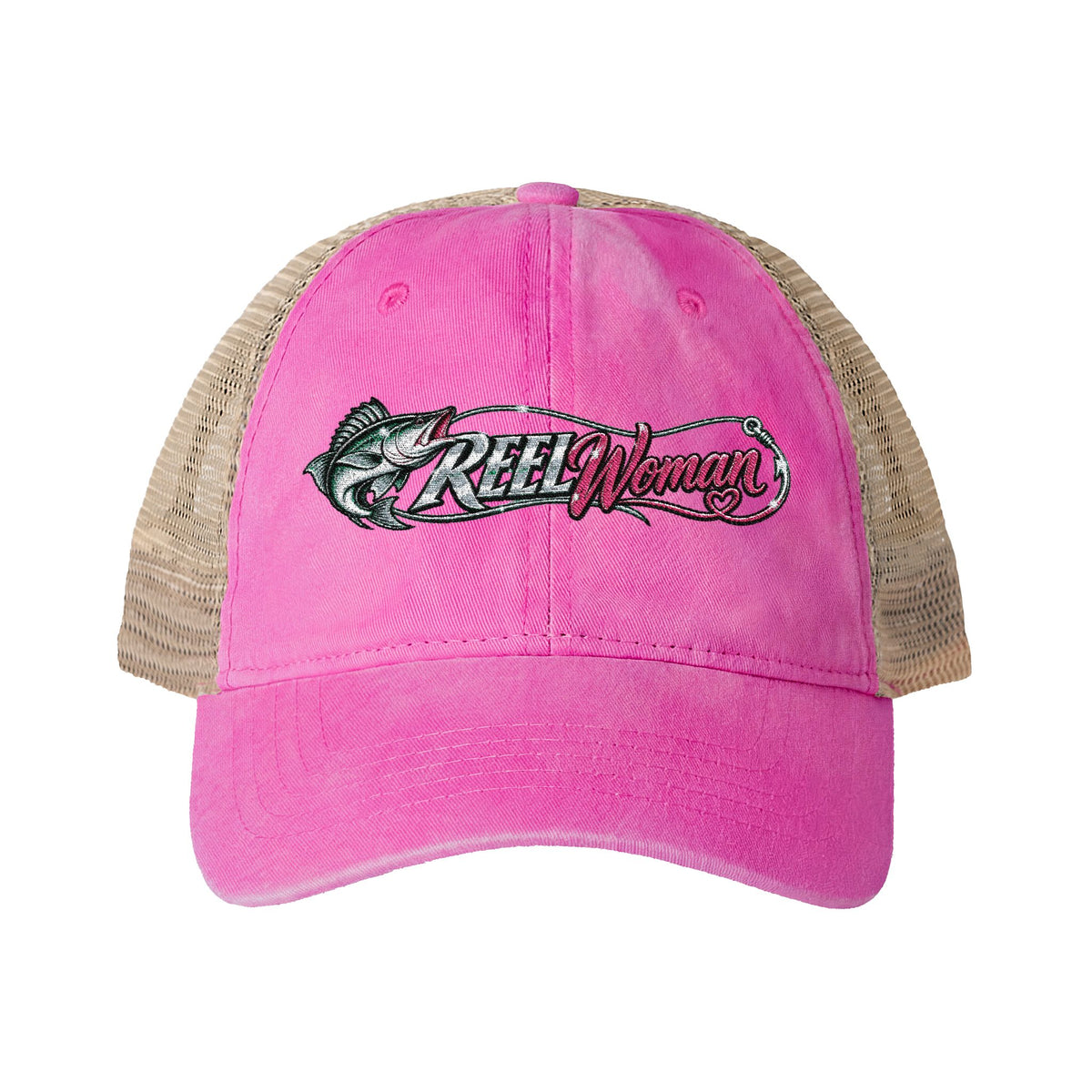 Reel Woman Embroidered Cap