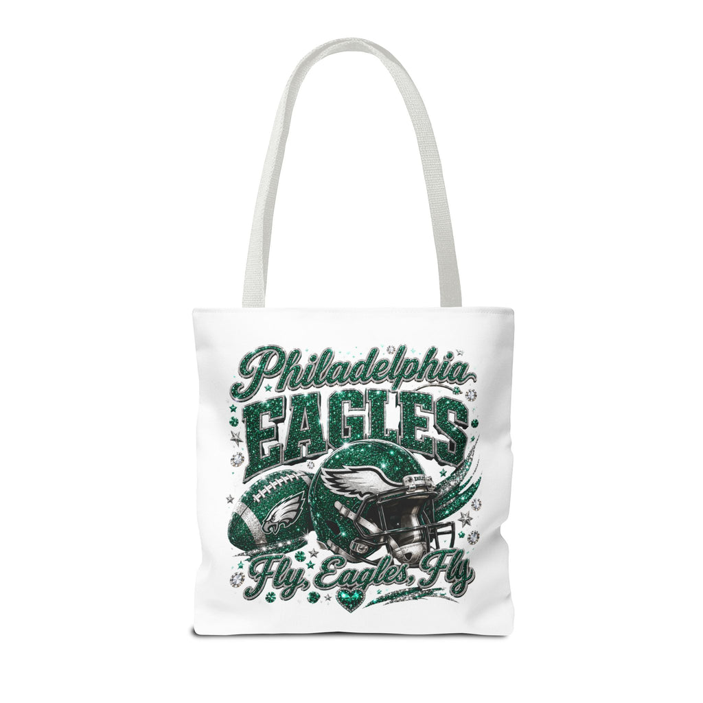 Philadelphia Eagles Fan Girl Tote Bag — Fly Eagles Fly Graphic Tote