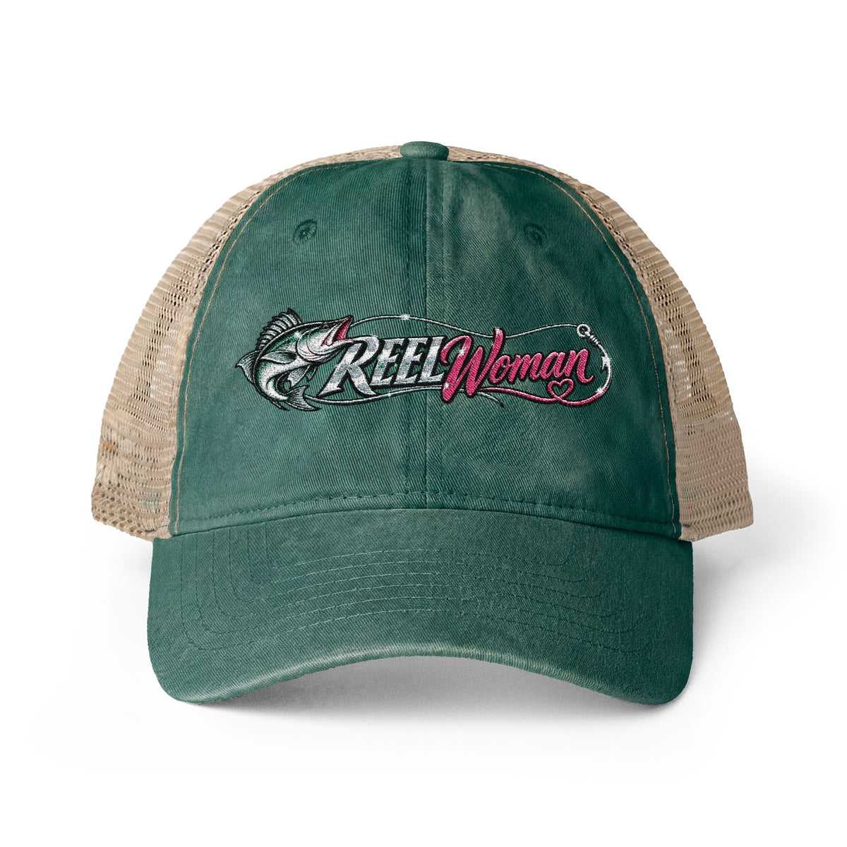 Reel Woman Embroidered Cap