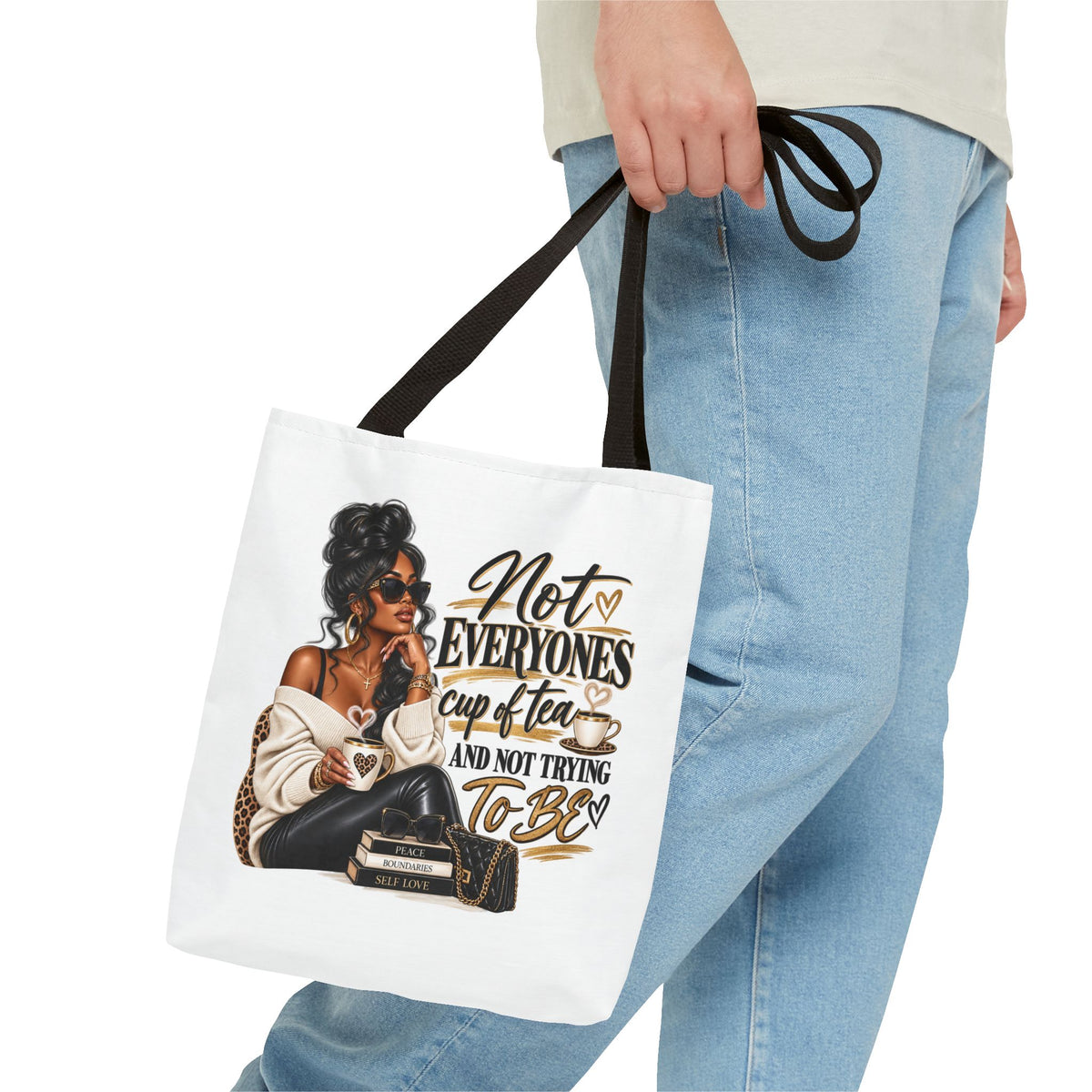 Not Everyone's Cup of Tea tote bag