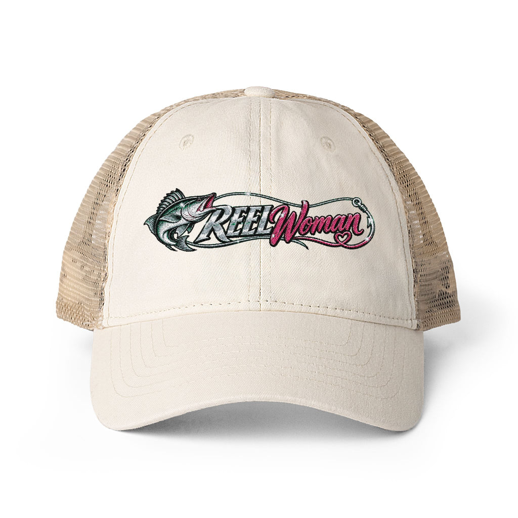 Reel Woman Embroidered Cap