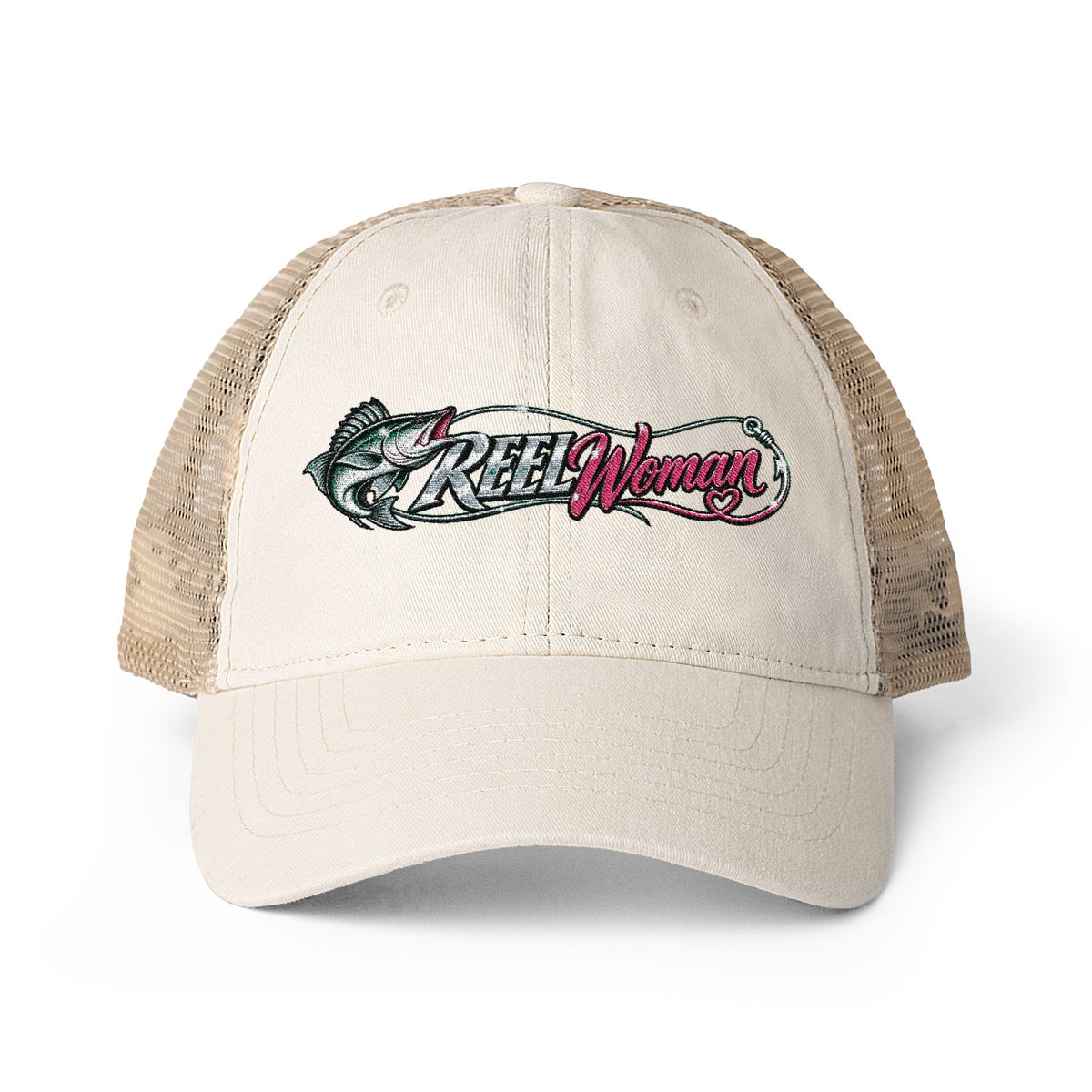 Reel Woman Embroidered Cap