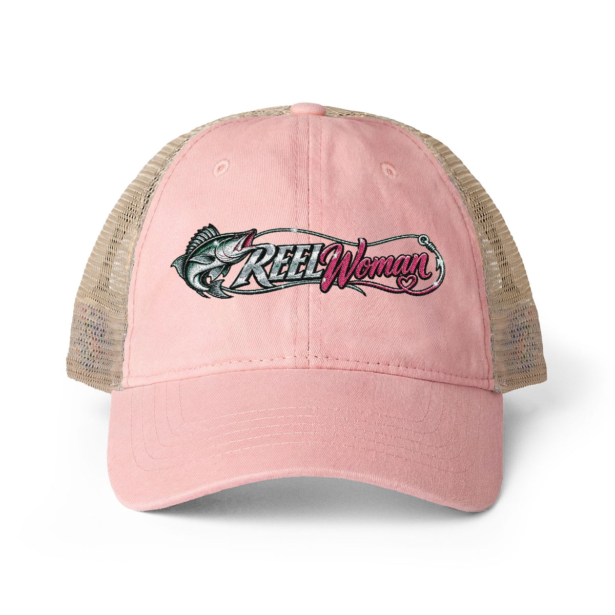 Reel Woman Embroidered Cap