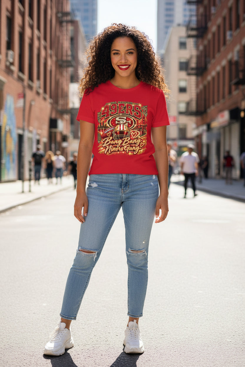 San Francisco 49ers Fan Girl Fitted Tee