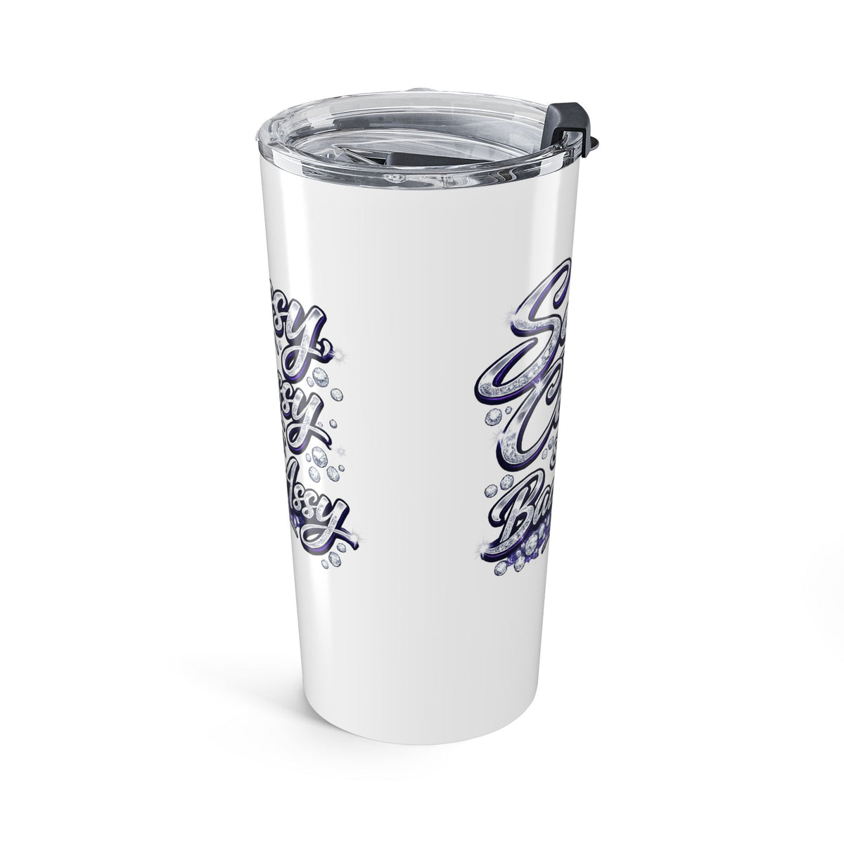 Sassy Classy Script Tumbler 20oz | Bubble Lettering