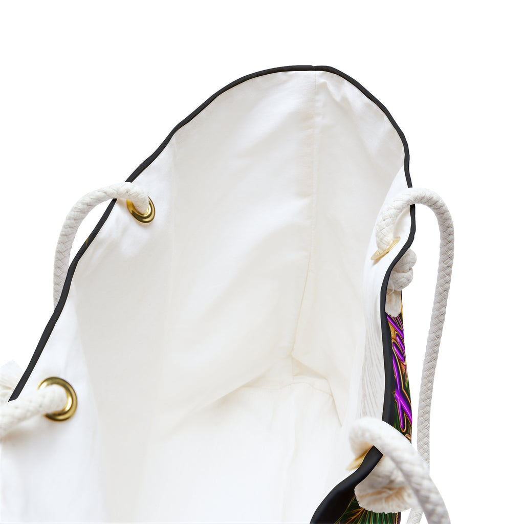 Weekender Bag — "Pretty. Packed. Paid." Luxe Travel Tote for Glam Getaways