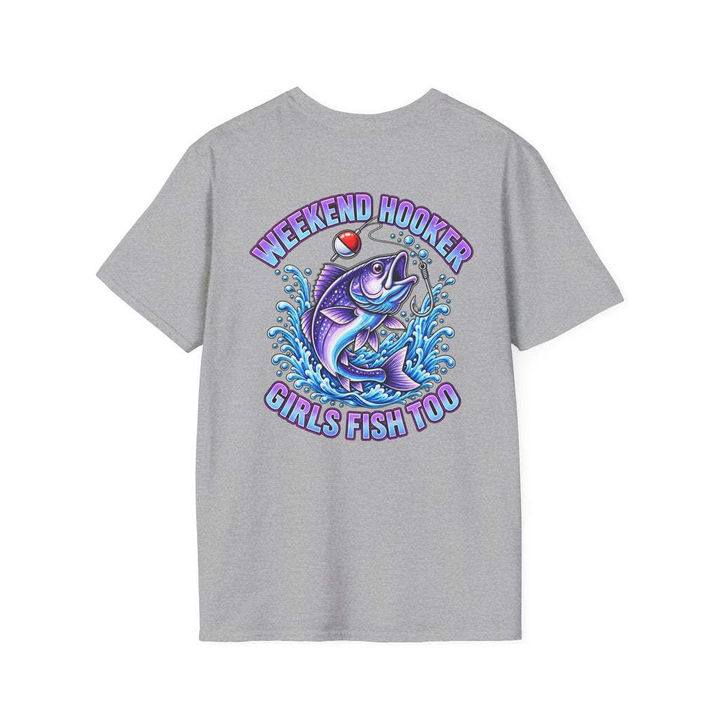 Girls Fish Too Women's Fishing T-Shirt | Weekend Hooker Tee