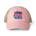 Fishing Hair, Don't Care Women's Washed Mesh-Back Cap