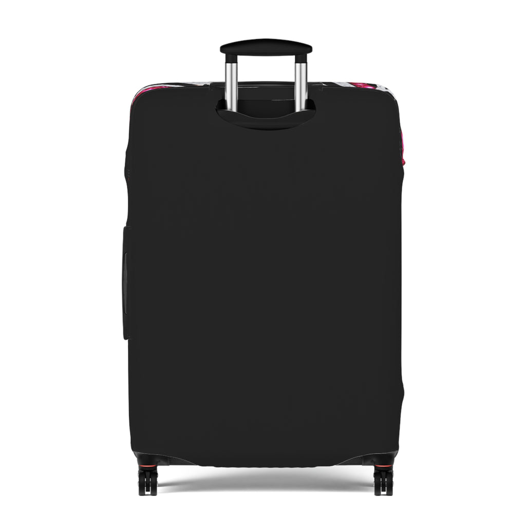 Pink Zebra Print Luggage Cover
