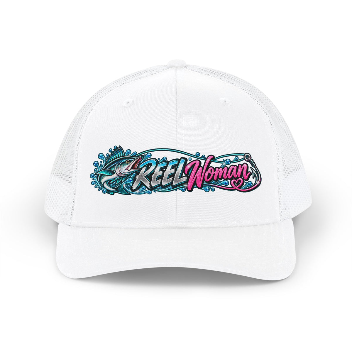 Reel Woman Trucker Cap – Women’s Fishing Snapback Hat