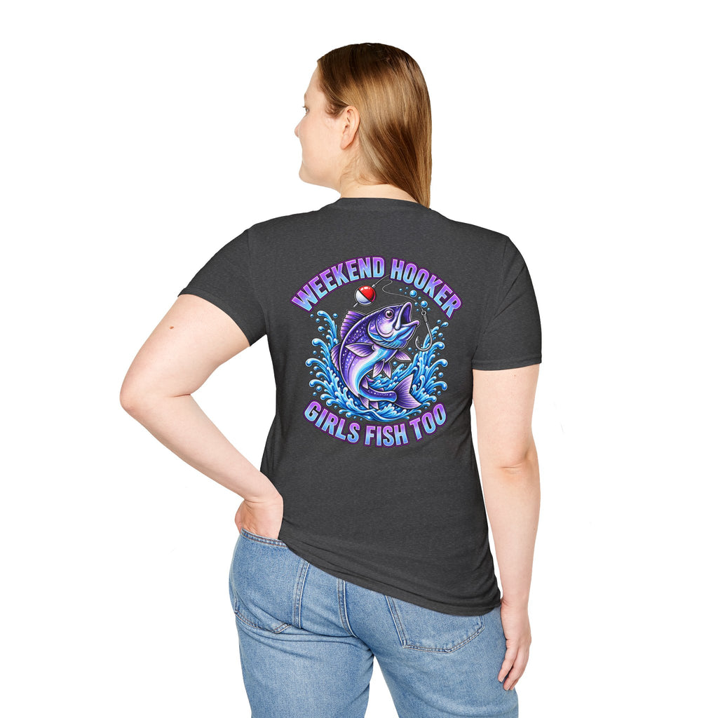 Girls Fish Too Women's Fishing T-Shirt | Weekend Hooker Tee