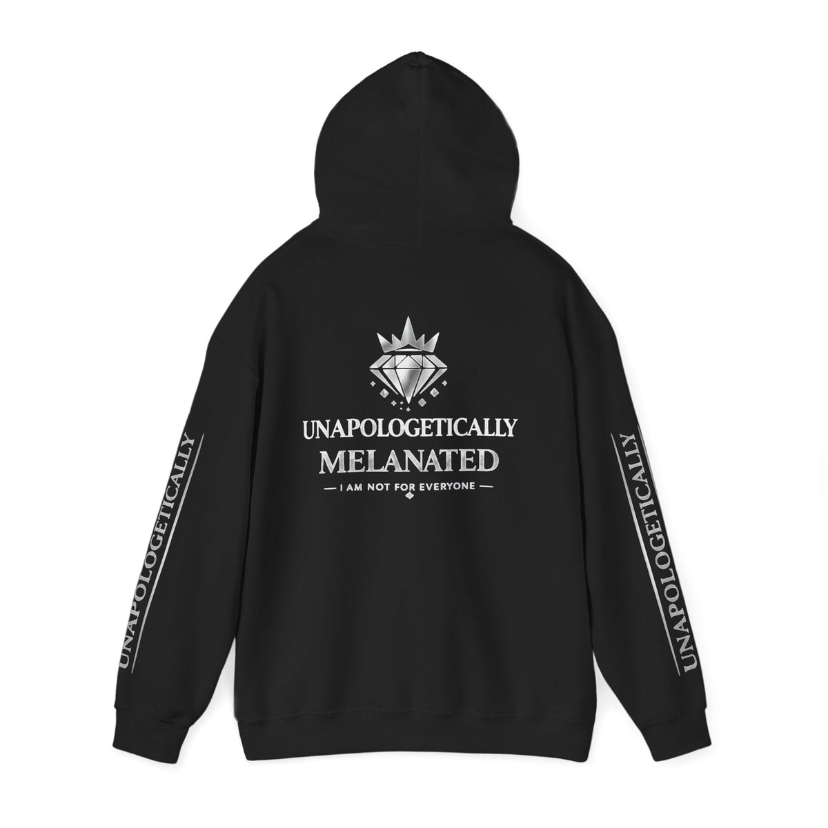 Unapologetically Melanated Diamond Crown Hoodie