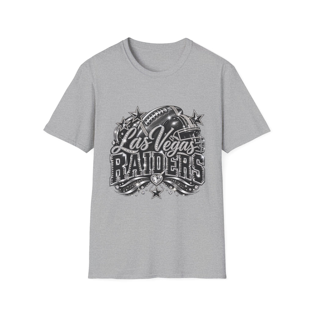 Las Vegas Raiders  Fan Girl Football T-Shirt