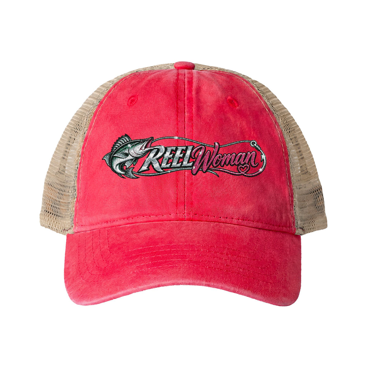 Reel Woman Embroidered Cap