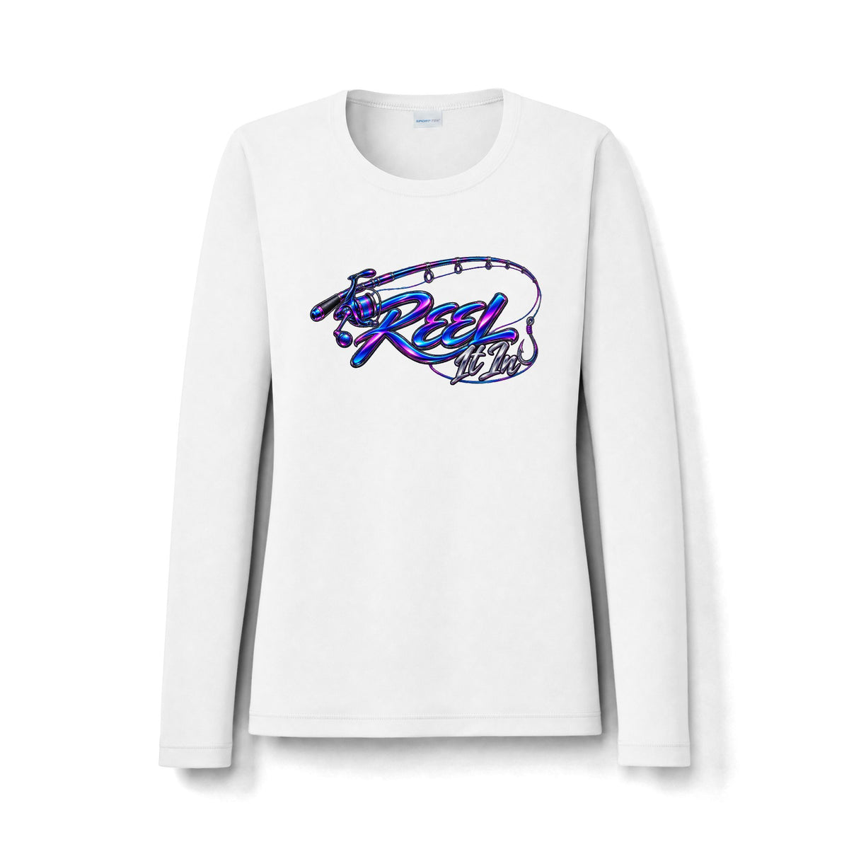 Women's 'Reel It In' Graphic Long Sleeve Tee — UV Protection Active Top