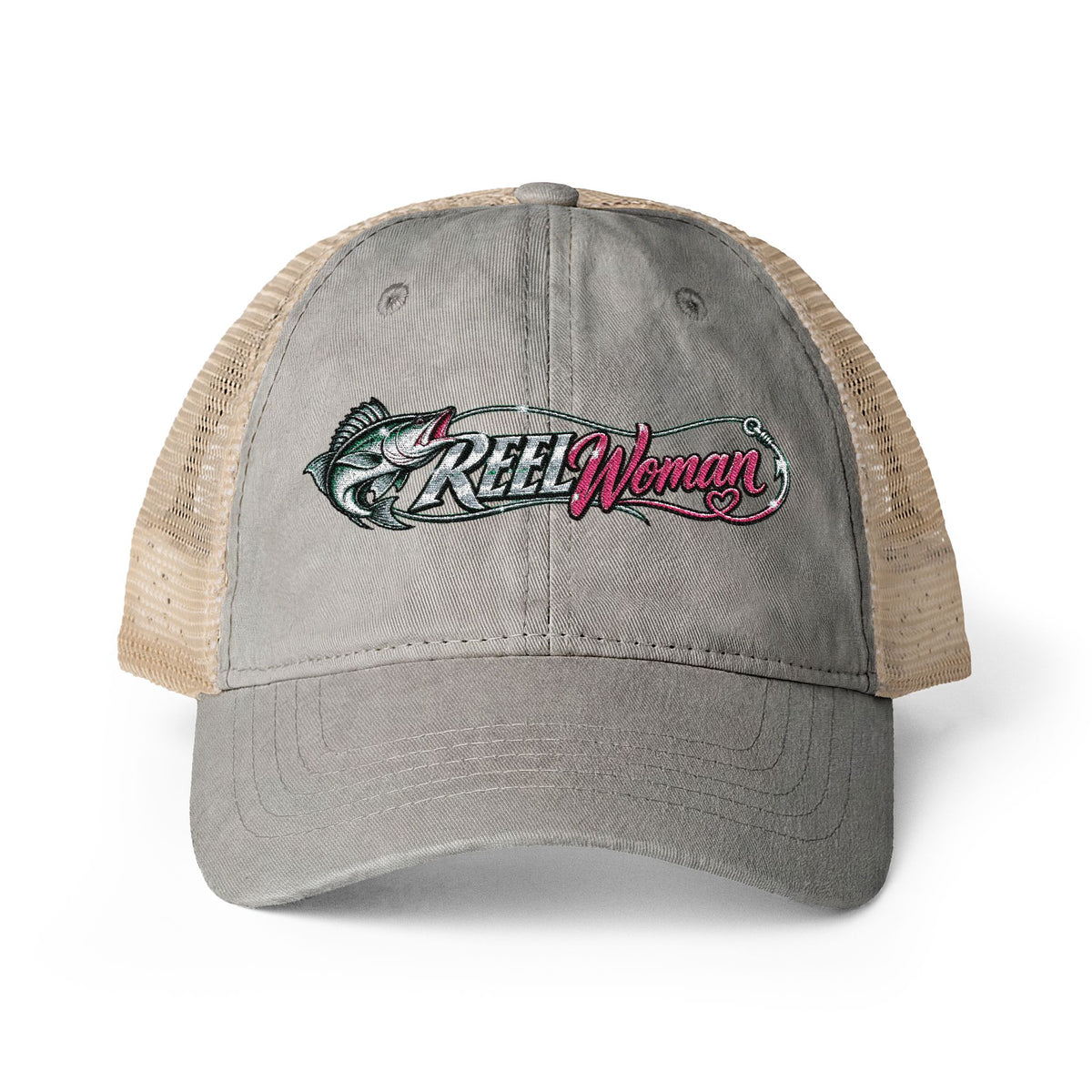 Reel Woman Embroidered Cap