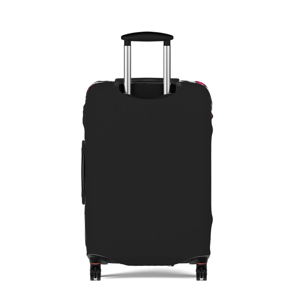 Pink Zebra Print Luggage Cover