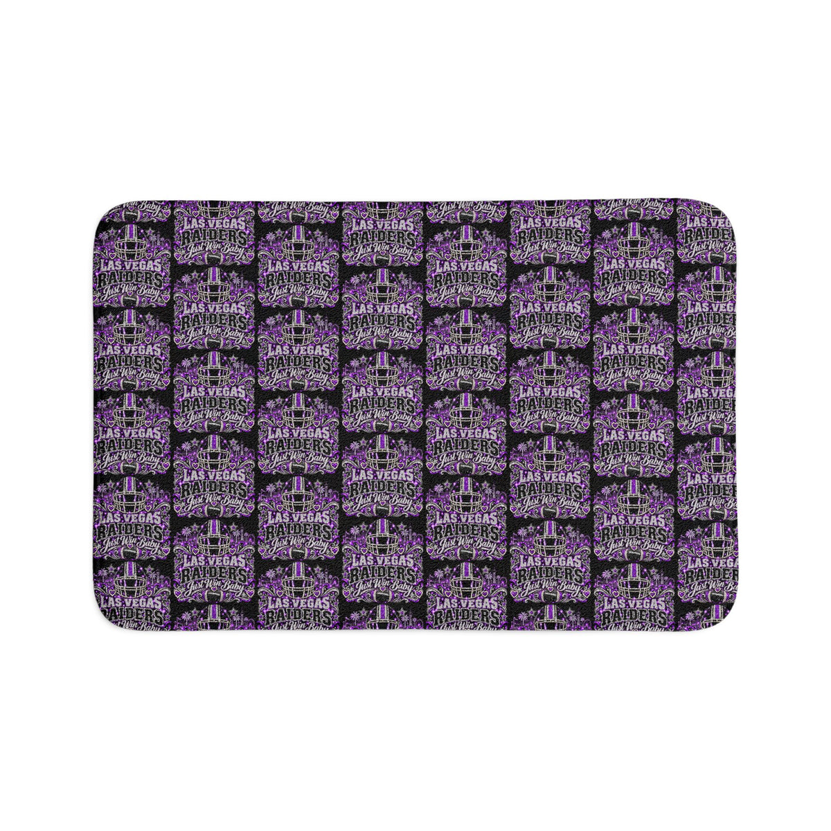 Las Vegas Raiders Fan Girl Bath Mat Set | 3-Piece Bathroom Rugs