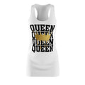 Queen Crown Repeat Print Racerback Dress | Typography, Gold Crown