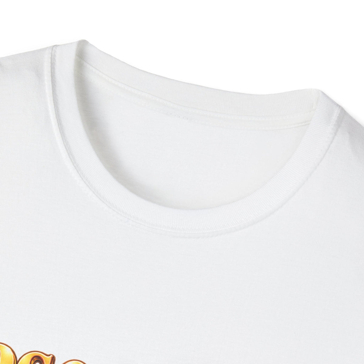Absolutely Not T-Shirt — Retro Gold Script Graphic Tee