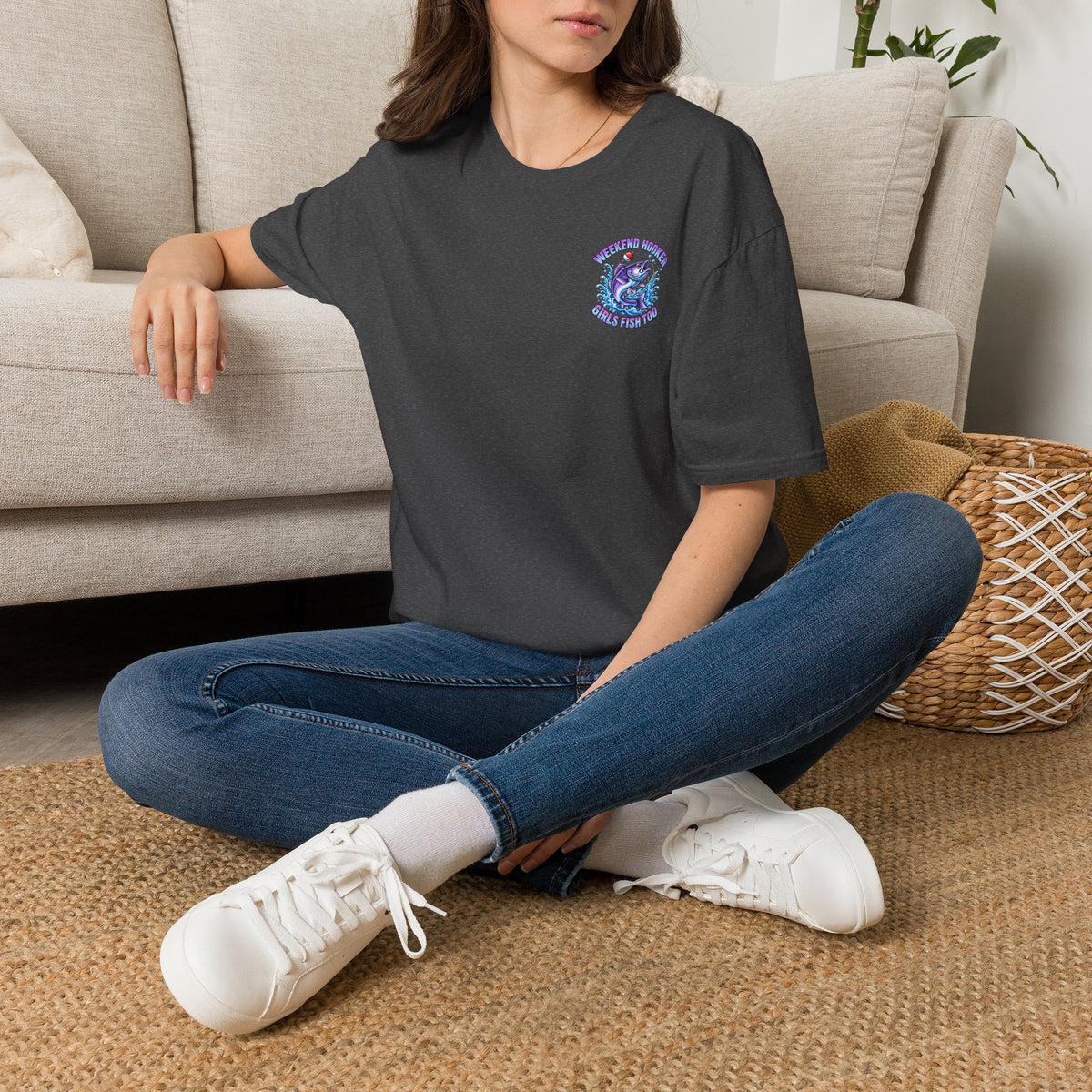 Girls Fish Too Women's Fishing T-Shirt | Weekend Hooker Tee