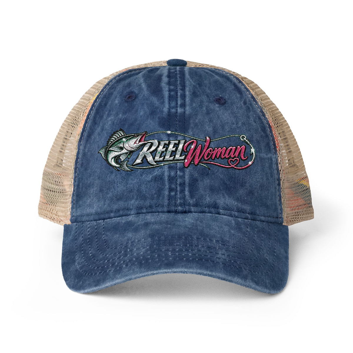 Reel Woman Embroidered Cap