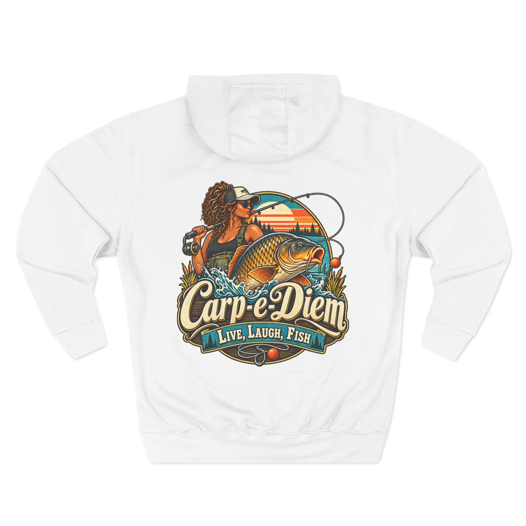 Carp-e-Diem Live Laugh Fish Fishing Hoodie