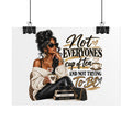 Rolled Poster - "Not Everyone's Cup of Tea" Fashion Wall Art