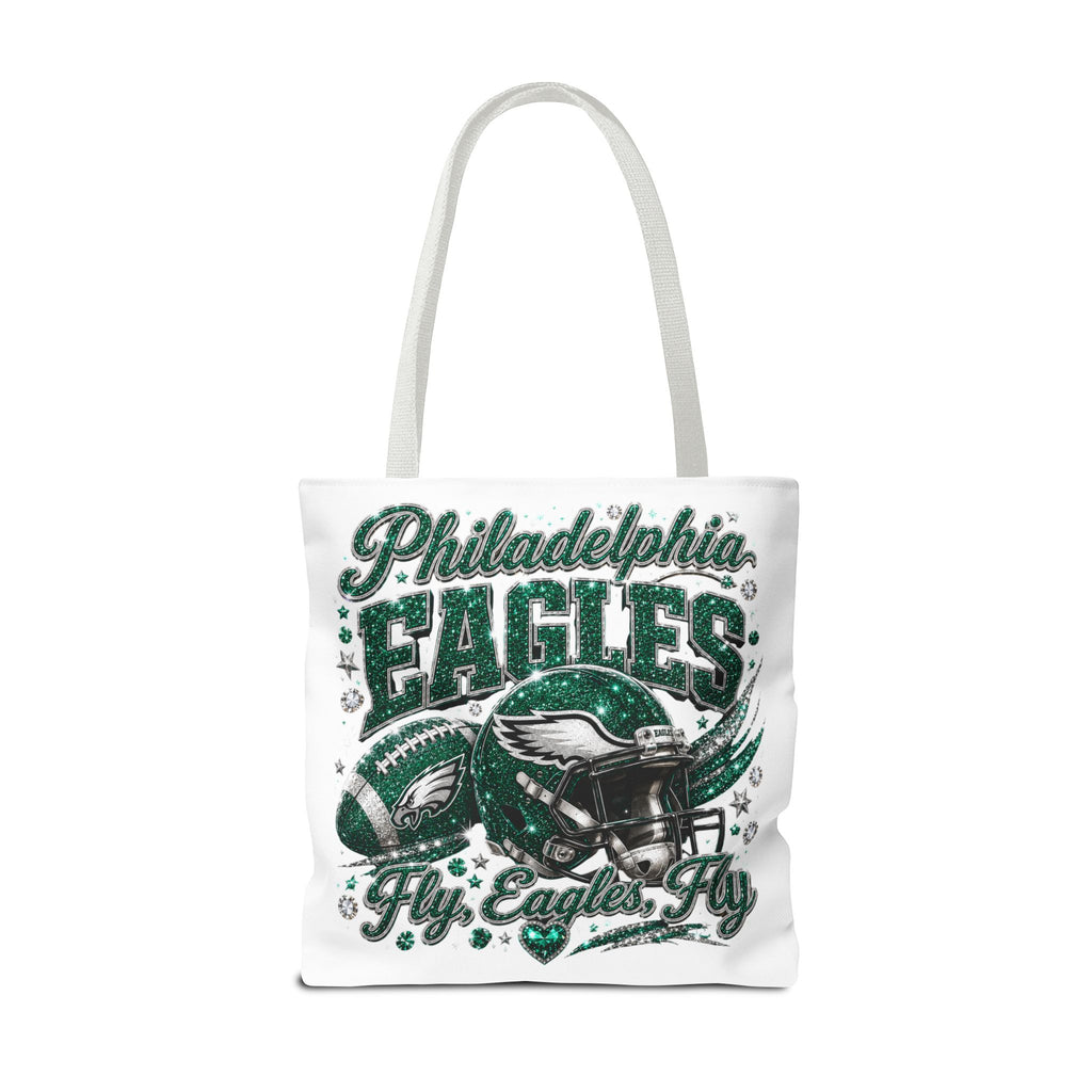 Philadelphia Eagles Fan Girl Tote Bag — Fly Eagles Fly Graphic Tote