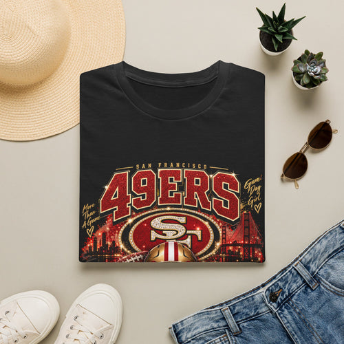 49ERS Fan Girl T‑Shirt — Bay Area Niners Fan Tee