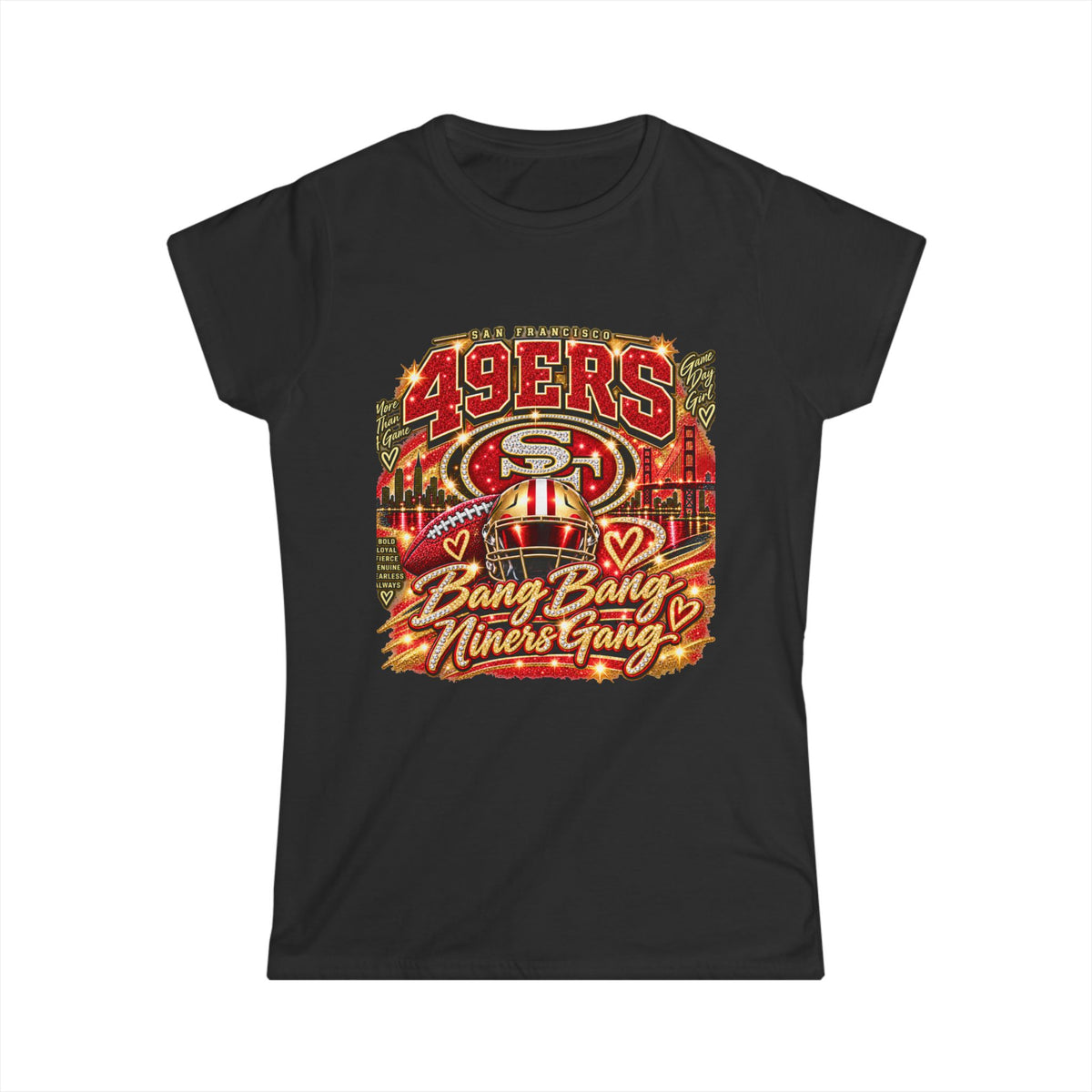 San Francisco 49ers Fan Girl Fitted Tee