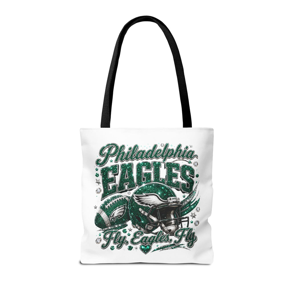Philadelphia Eagles Fan Girl Tote Bag — Fly Eagles Fly Graphic Tote