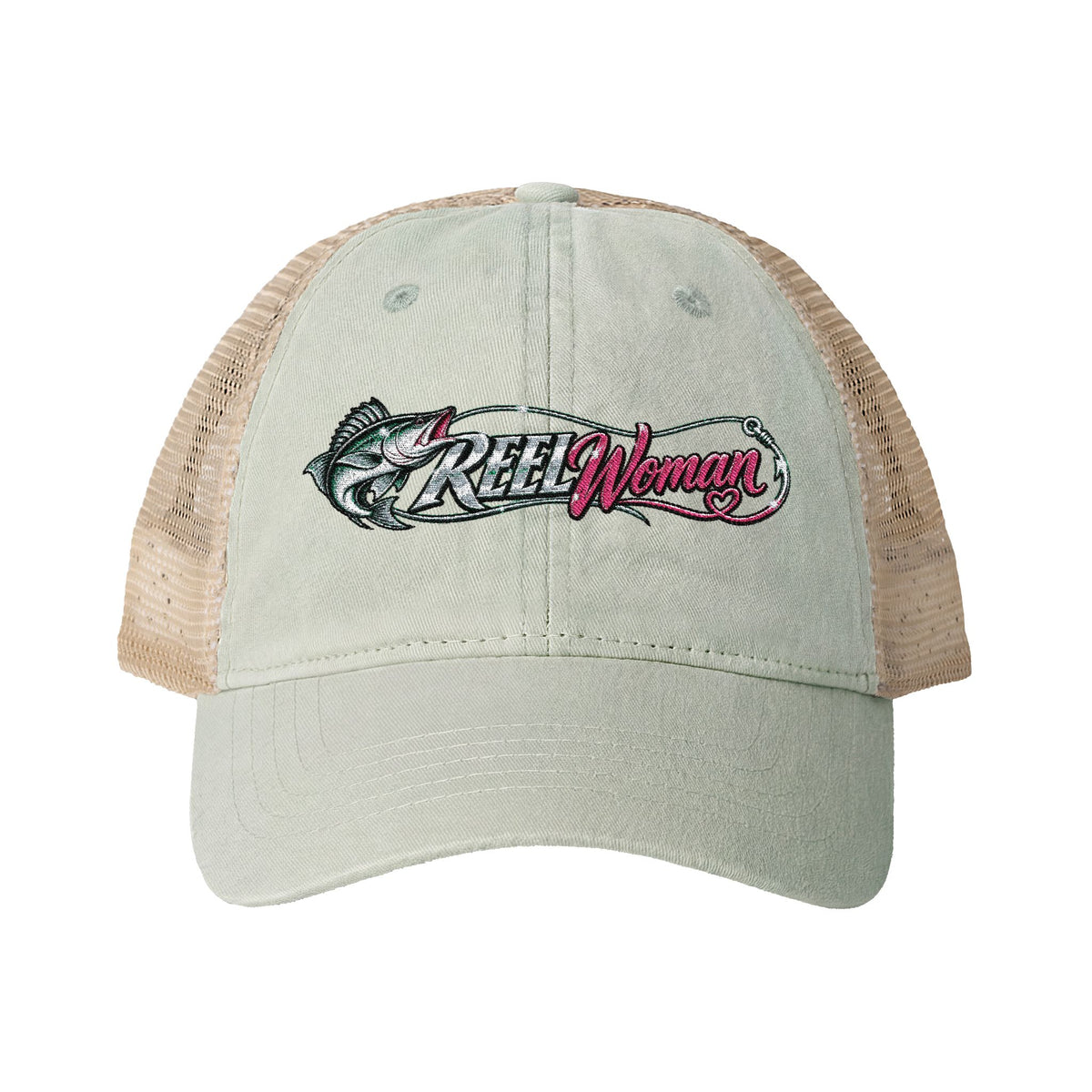 Reel Woman Embroidered Cap