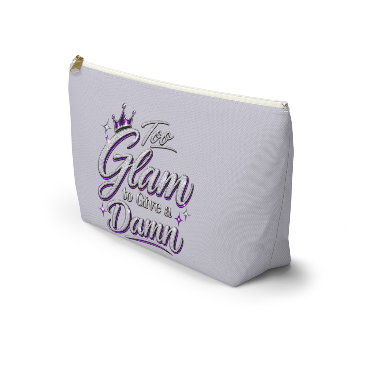 Too Glam to Give a Damn Accessory Pouch | Makeup Bag