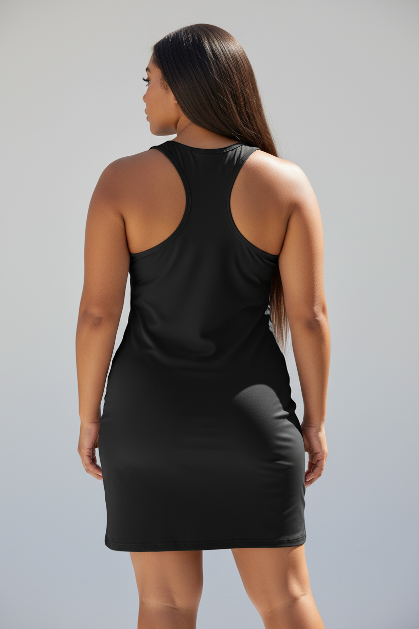 Melanin Script Dress | Racerback Dress