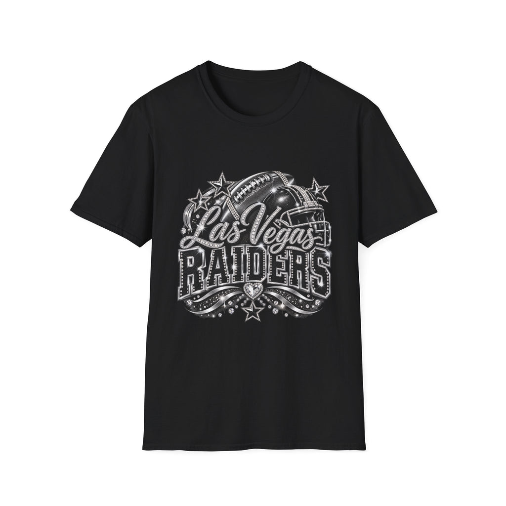 Las Vegas Raiders  Fan Girl Football T-Shirt