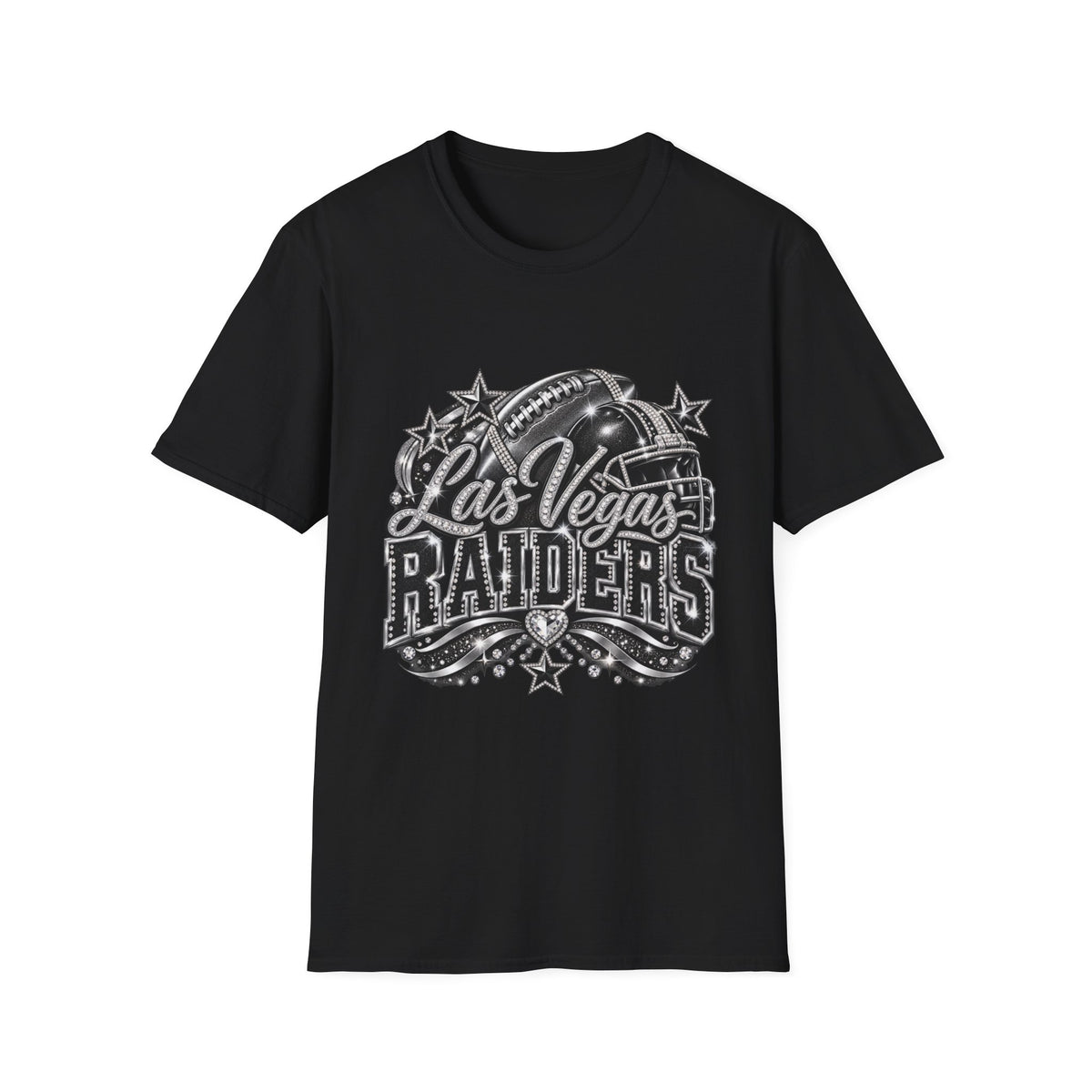 Las Vegas Raiders  Fan Girl Football T-Shirt