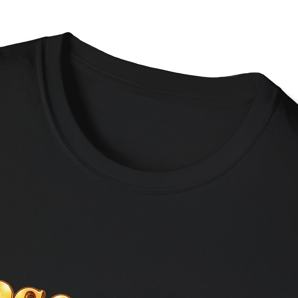 Absolutely Not T-Shirt — Retro Gold Script Graphic Tee