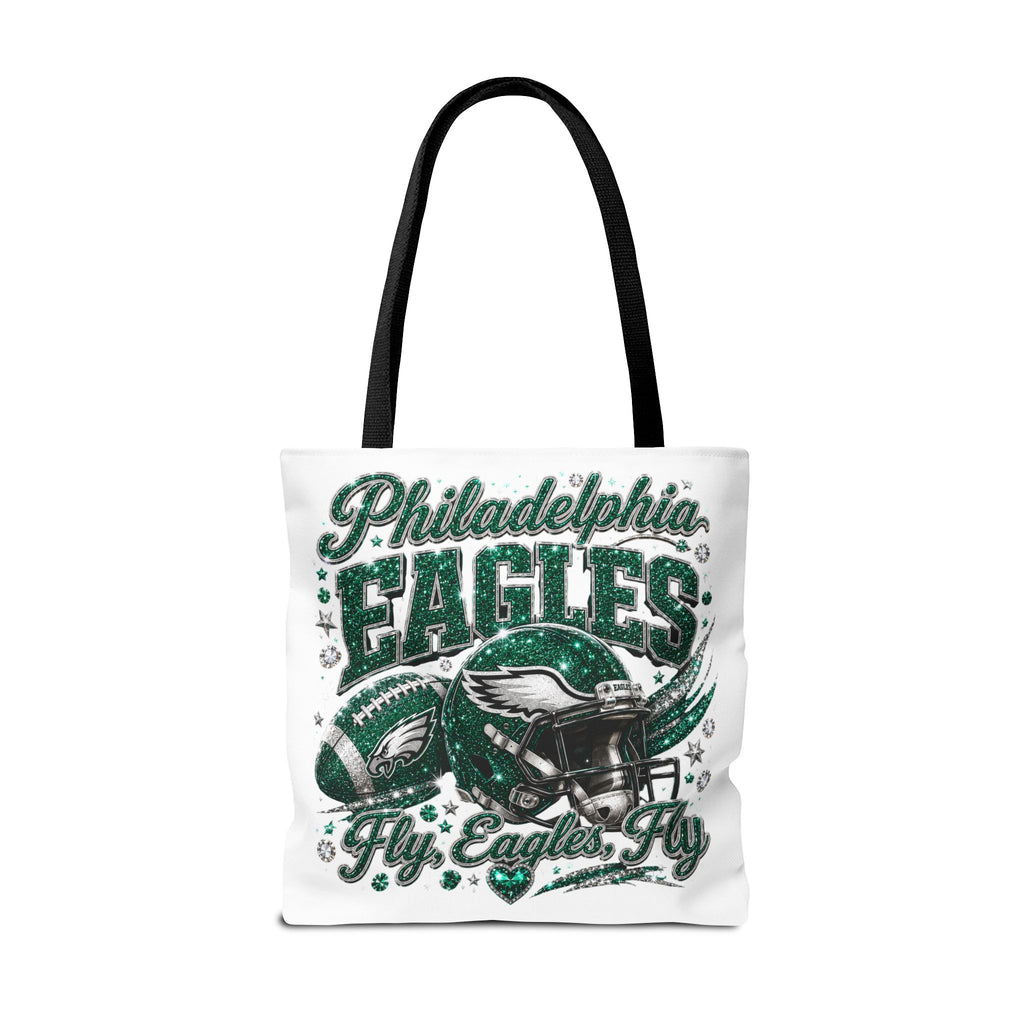 Philadelphia Eagles Fan Girl Tote Bag — Fly Eagles Fly Graphic Tote