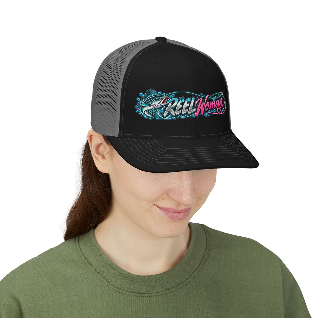 Reel Woman Trucker Cap – Women’s Fishing Snapback Hat