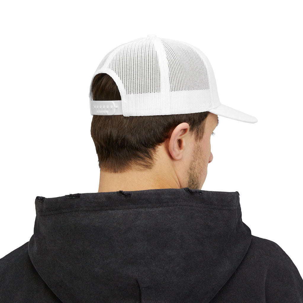 Reel It In fishing trout design Trucker Cap | Snapback mesh hat