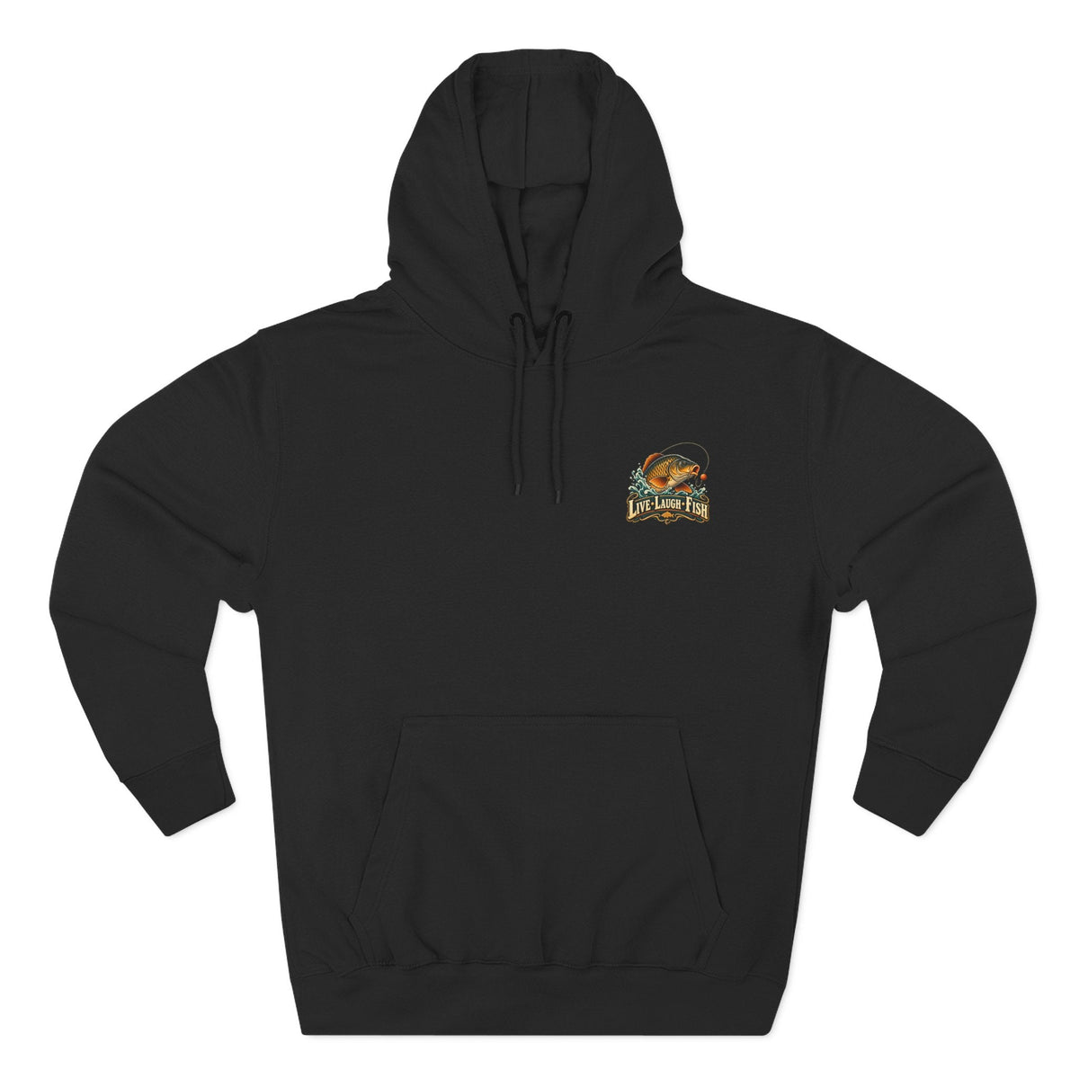 Carp-e-Diem Live Laugh Fish Fishing Hoodie