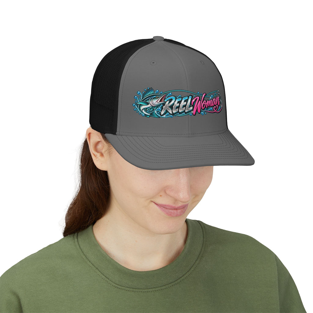 Reel Woman Trucker Cap – Women’s Fishing Snapback Hat