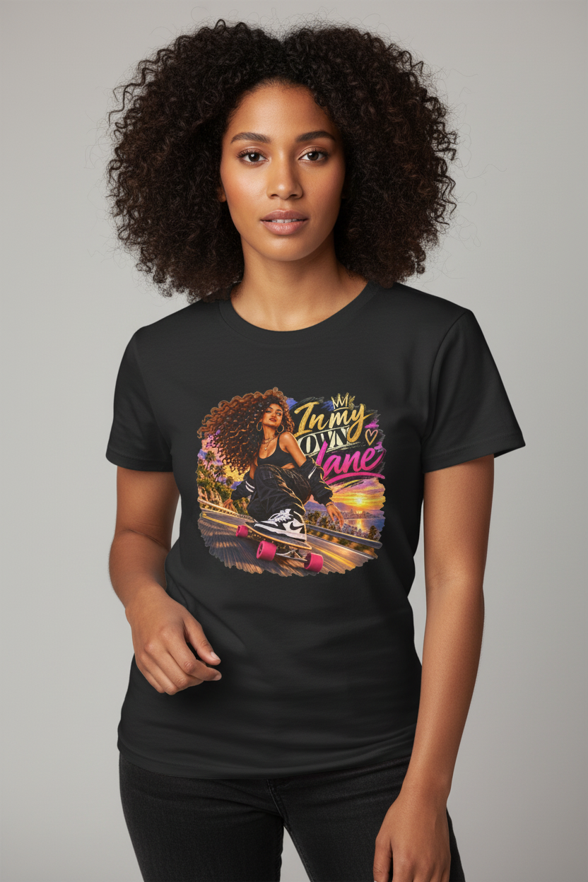 Skater Girl In My Own Lane Tee | Women's Softstyle