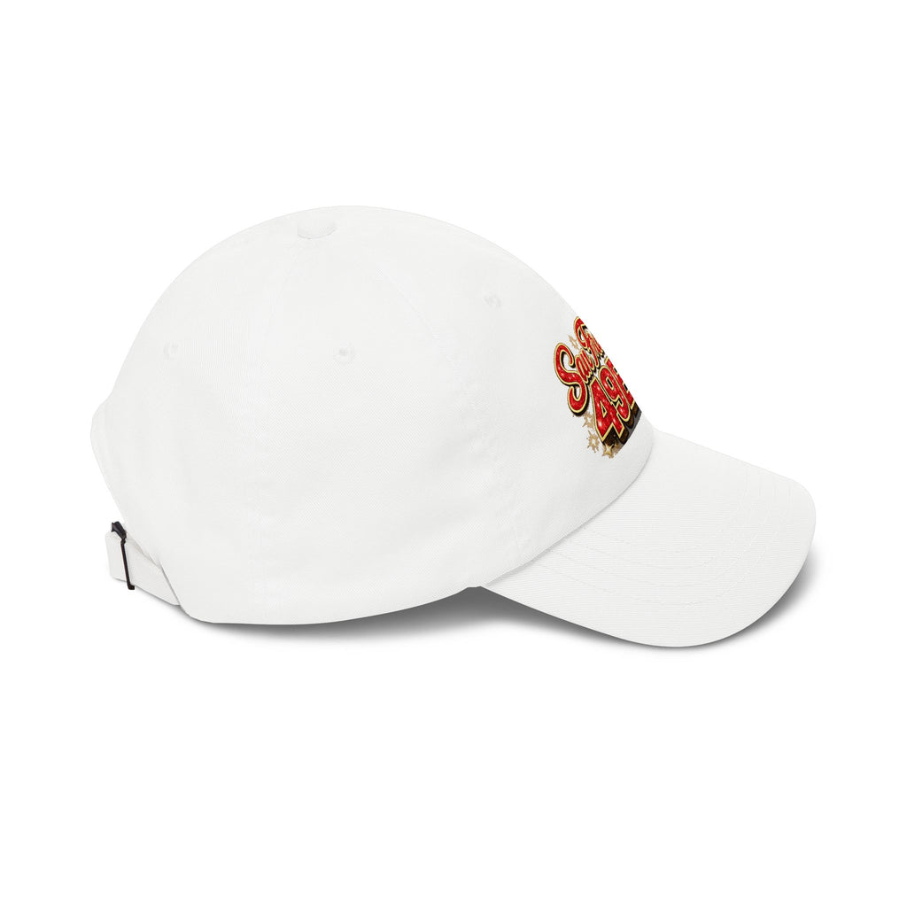 San Francisco 49ers Fan Girl Dad Cap — Vintage Script Sports Baseball Hat