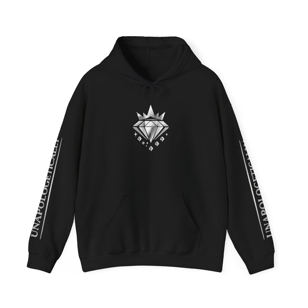 Unapologetically Melanated Diamond Crown Hoodie