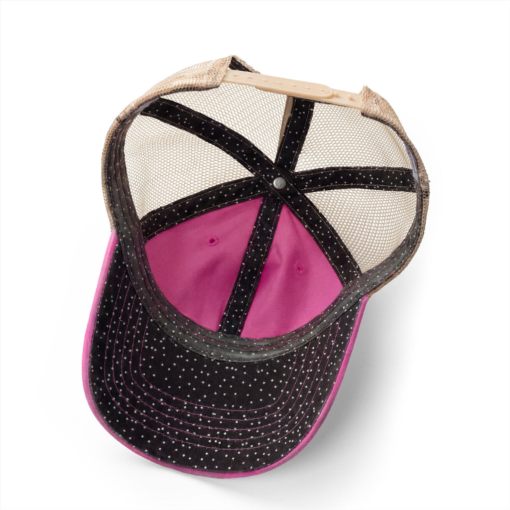 Fishing Hair, Don't Care Women's Washed Mesh-Back Cap