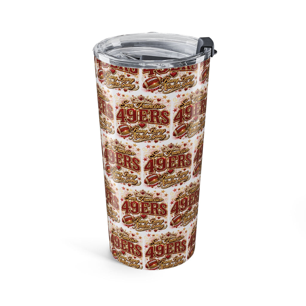 49ers Fan Girl Pattern Tumbler 20oz
