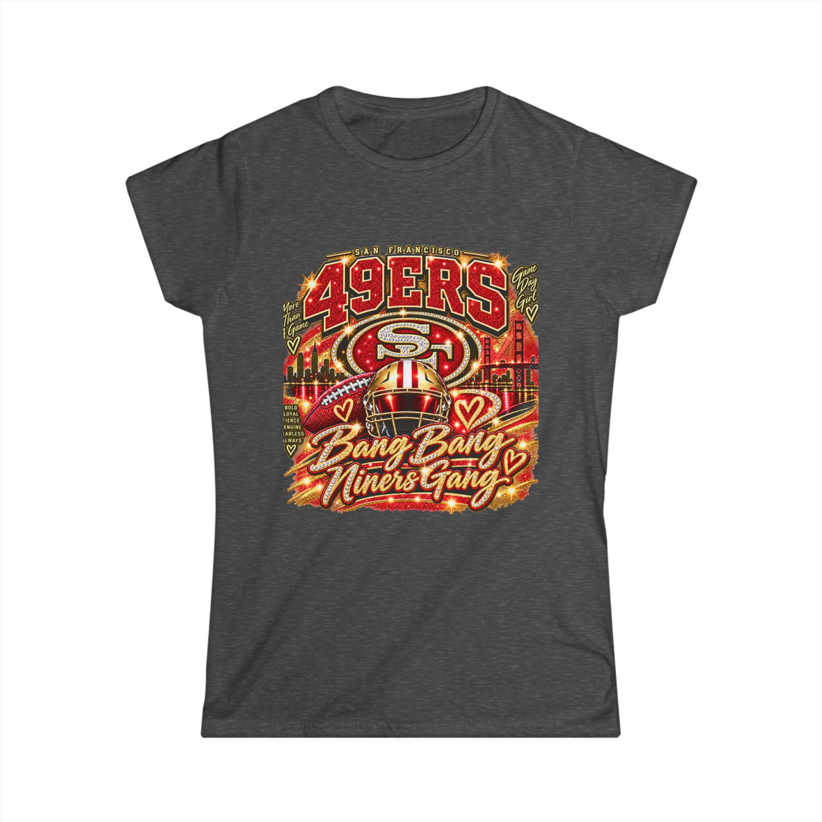 San Francisco 49ers Fan Girl Fitted Tee