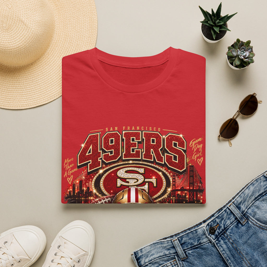 49ERS Fan Girl T‑Shirt — Bay Area Niners Fan Tee